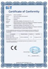 CE Marking Certificate